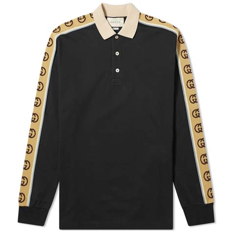 gucci long sleeve black|gucci long sleeve dress shirt.